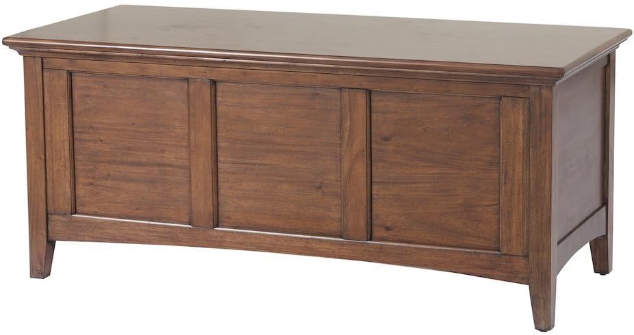 Solid Wood Cherry Storage Chest Bench
