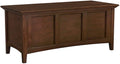 Solid Wood Cherry Storage Chest Bench