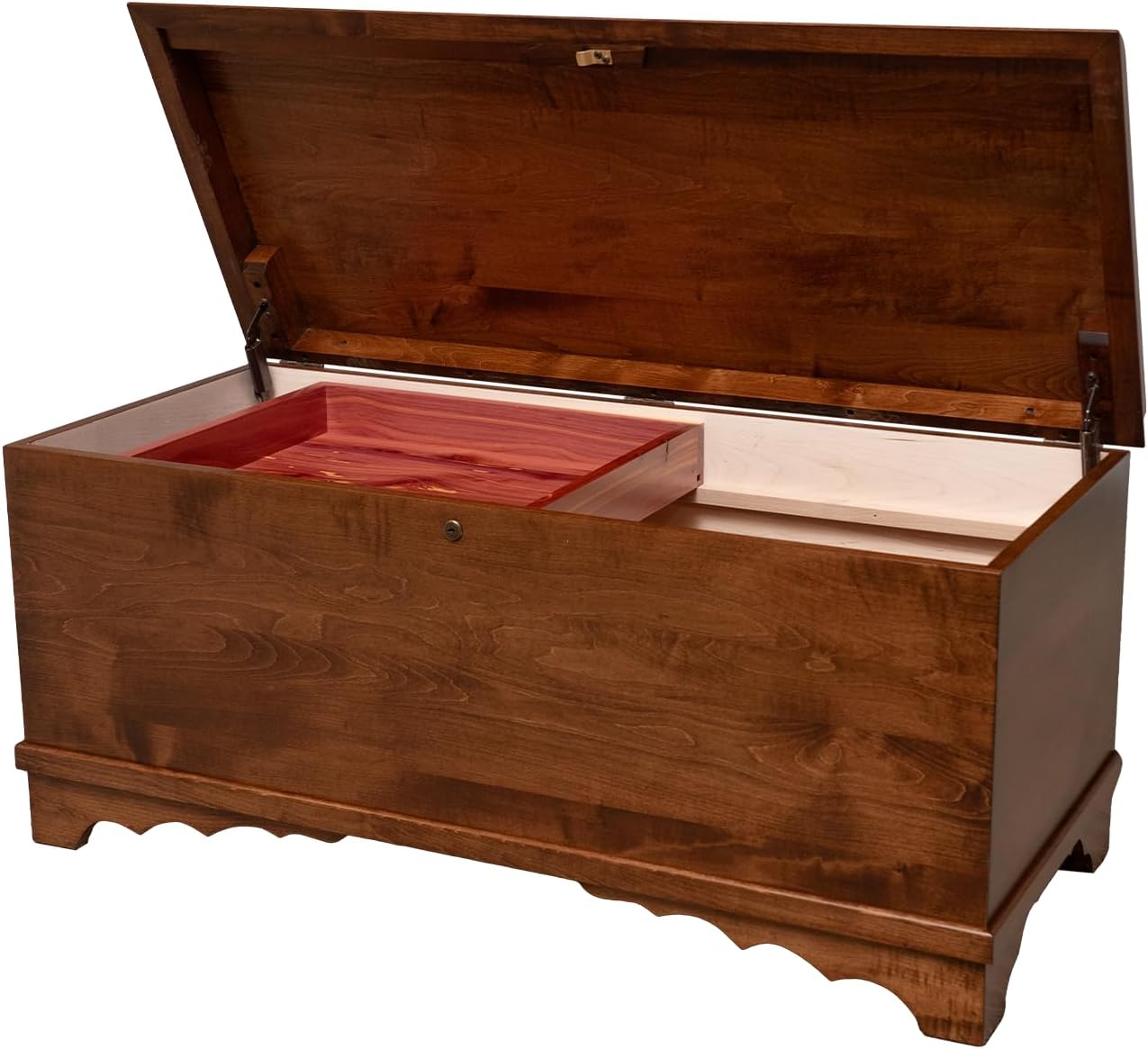 Wooden Cedar Storage Hope Chest Bench