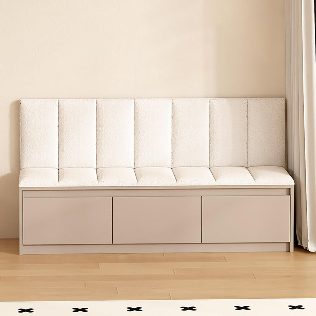 Modern Storage Restaurant Booth Seating Bench