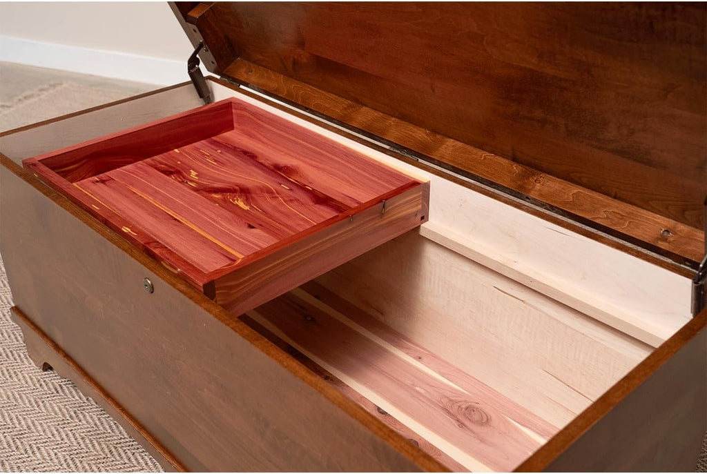 Wooden Cedar Storage Hope Chest Bench