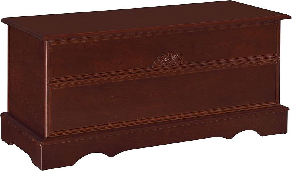 Warm Brown Wooden Cedar Storage Chest