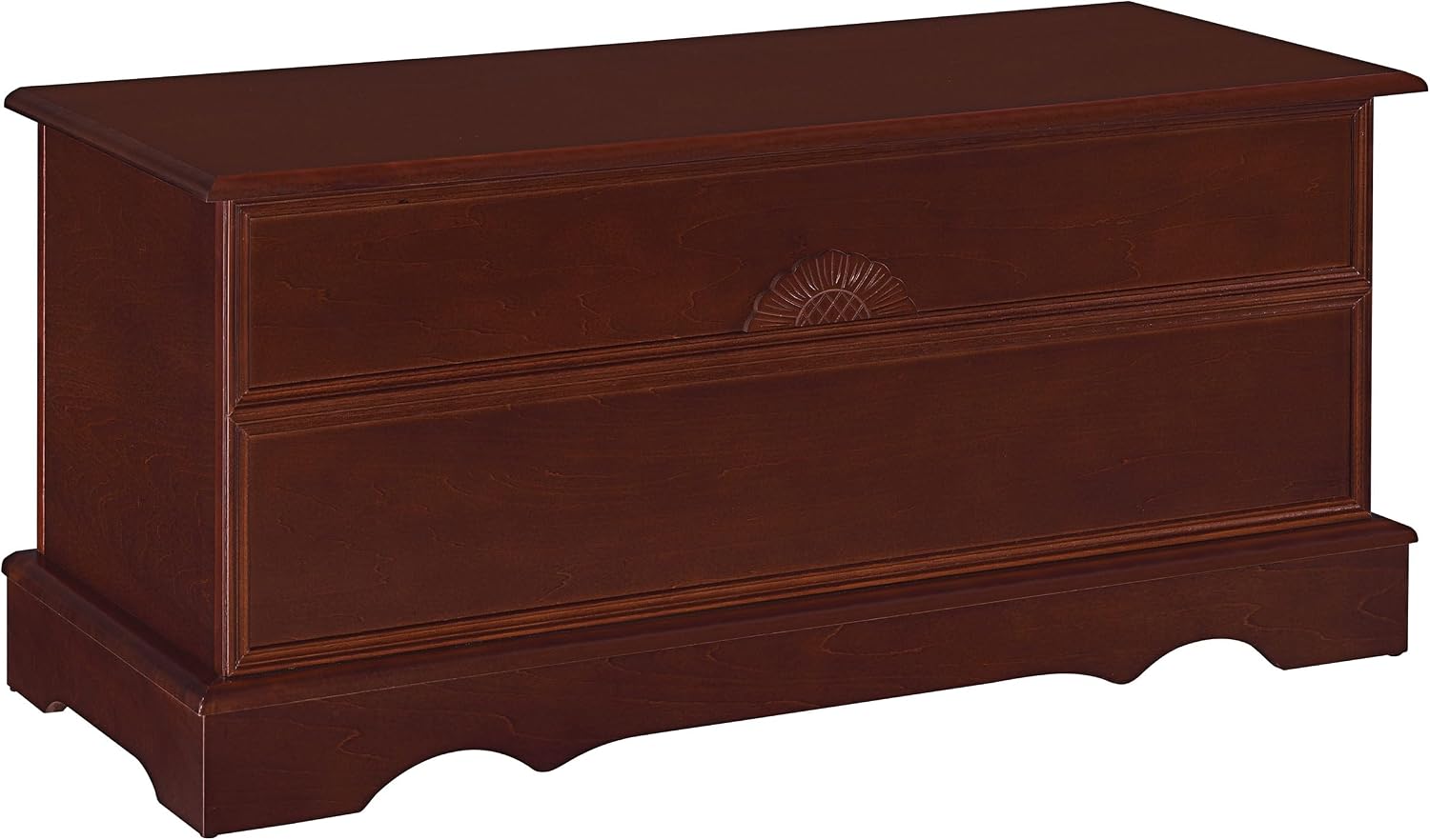 Warm Brown Wooden Cedar Storage Chest
